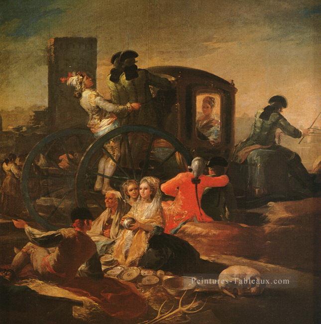 Le Potier Vendeur Romantique moderne Francisco Goya Peintures à l'huile